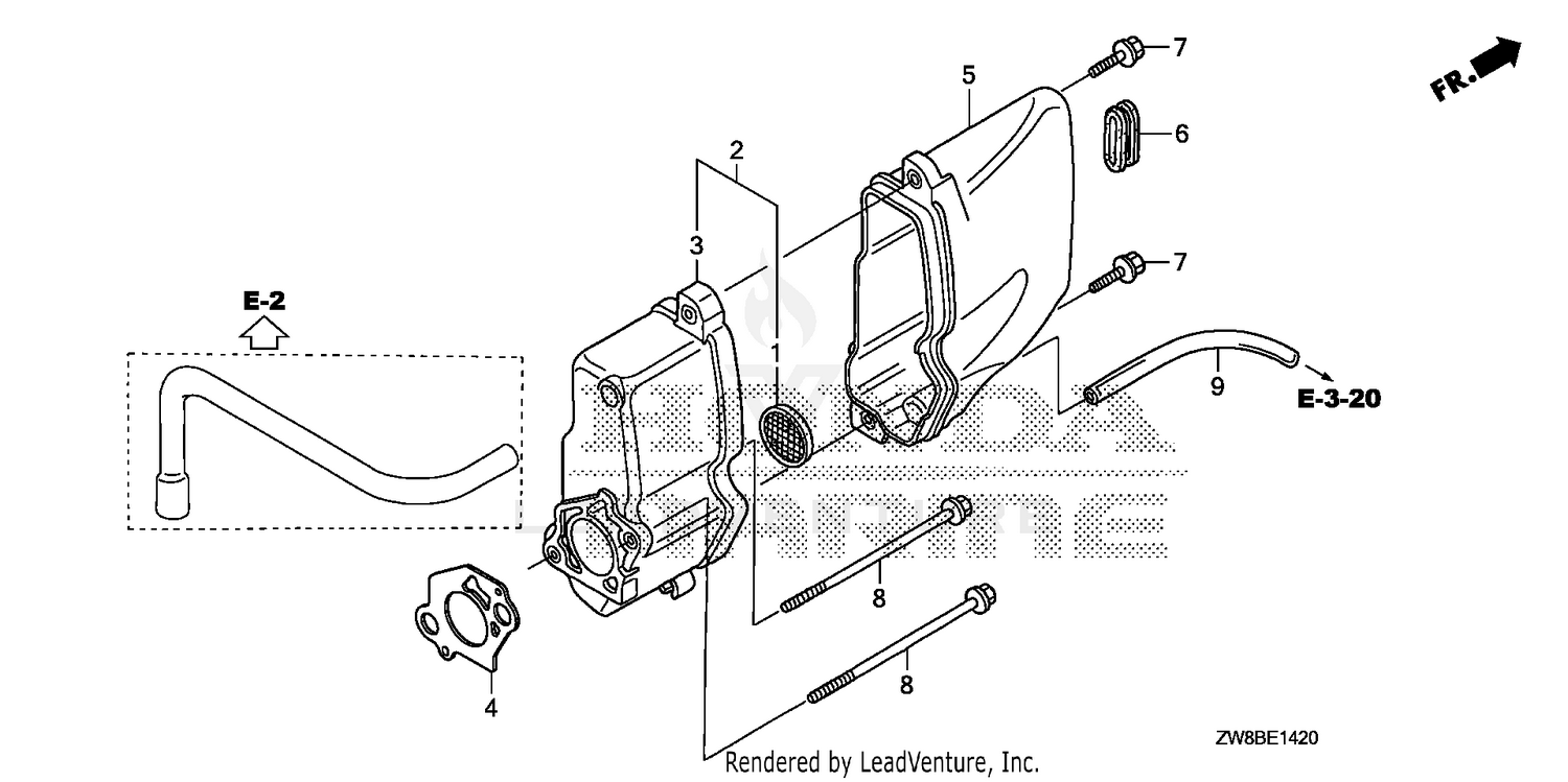 MUFFLER COVER