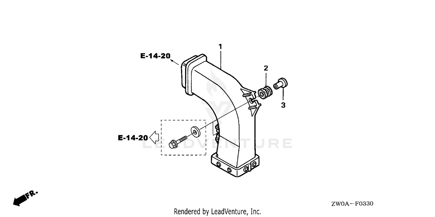 MUFFLER DUCT