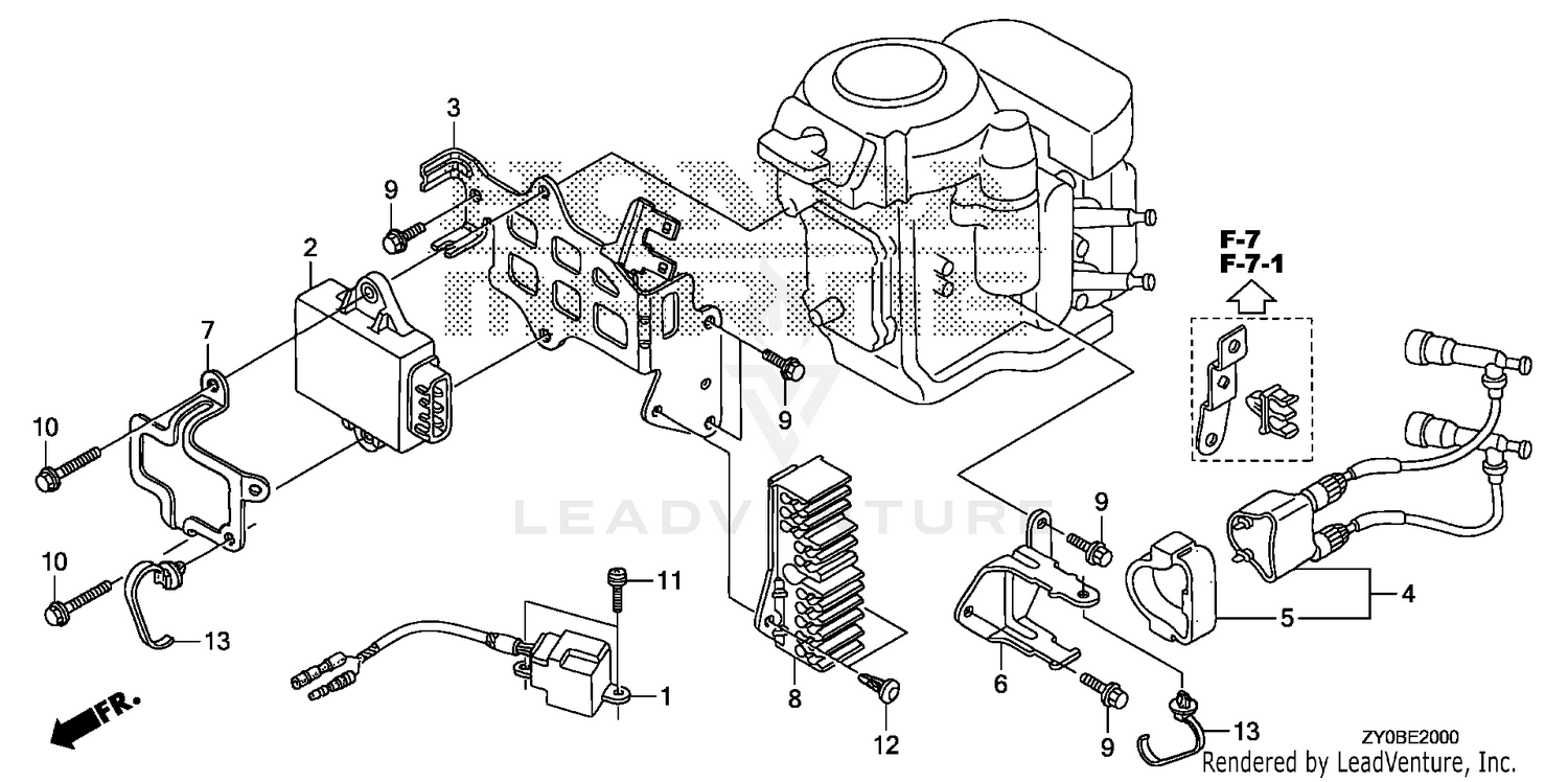 IGNITION COIL@C.D.I. UNIT