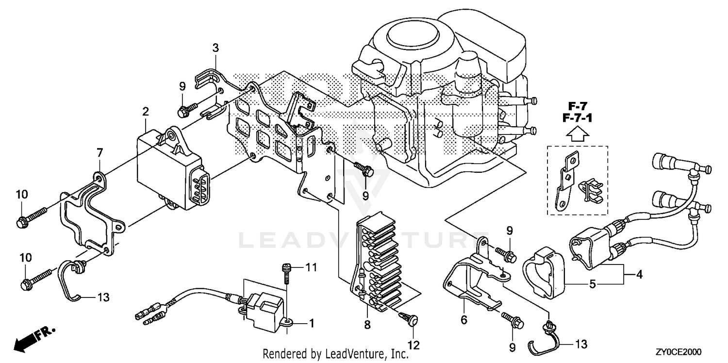 IGNITION COIL@C.D.I. UNIT