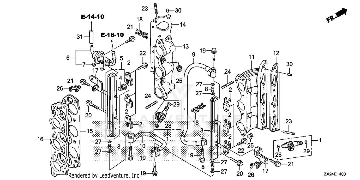 FUEL PIPE@INJECTOR