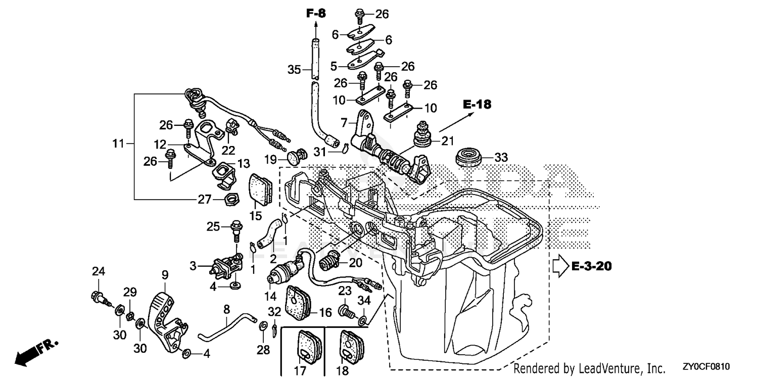 OIL CASE@SHIFT SHAFT     (HANDLE SPECIFICATION)