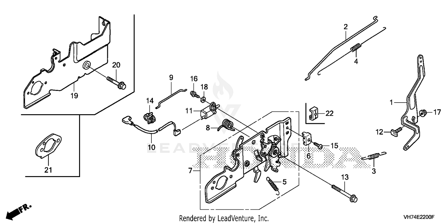 Honda hrx217 online motor