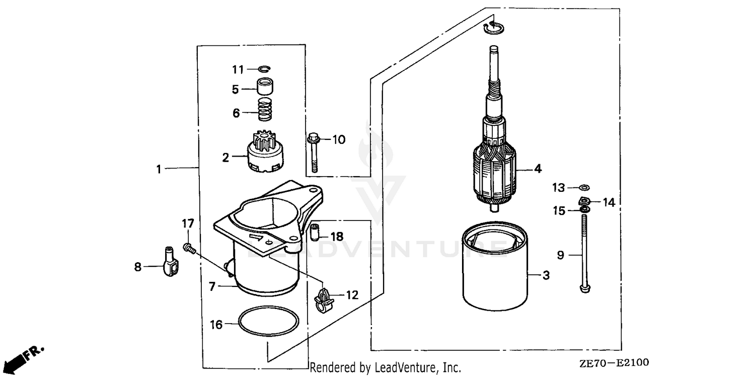 STARTER MOTOR