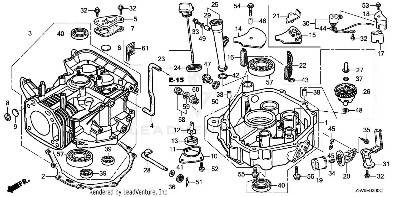 CYLINDER BARREL@OIL PAN