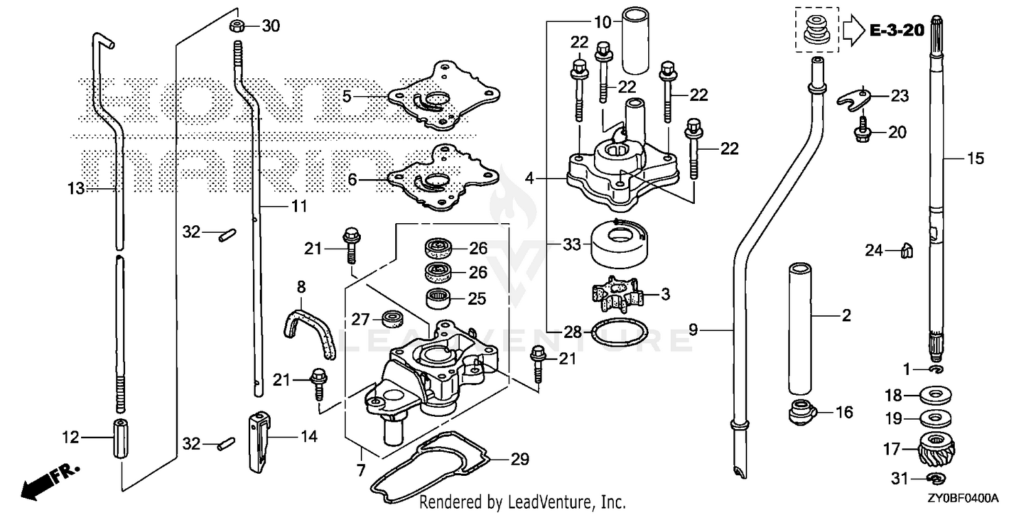WATER PUMP@VERTICAL SHAFT (S,L)