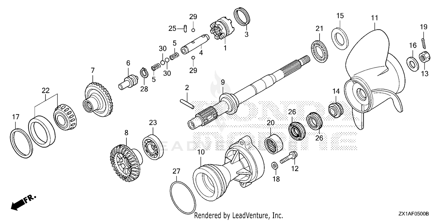 PROPELLER SHAFT@PROPELLER (LA/LC/XA/XC)