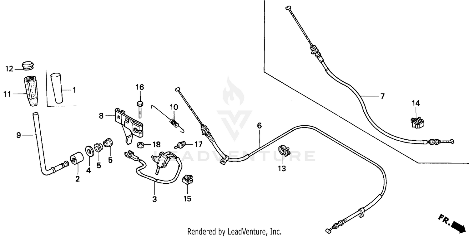 P.T.O. CLUTCH LEVER