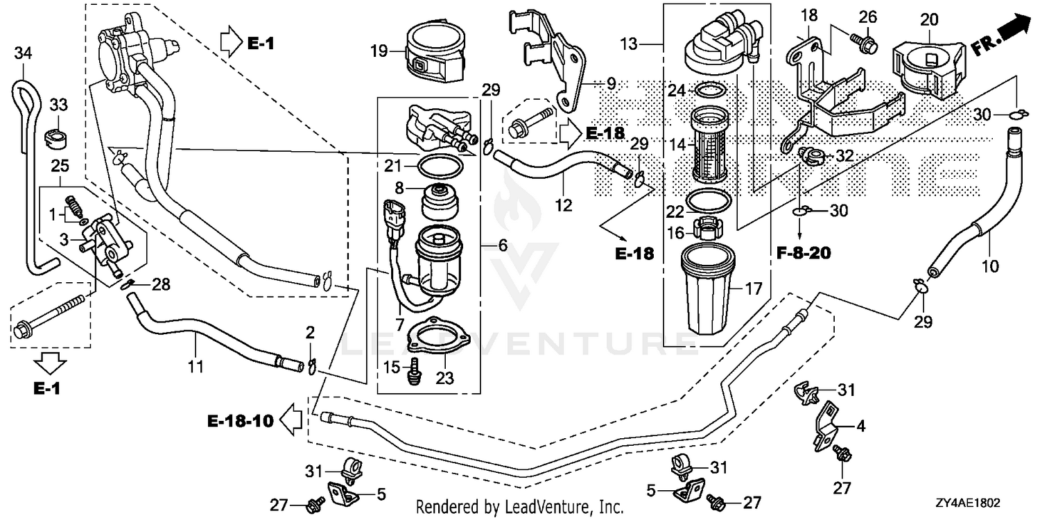 WATER SEPARATOR@FUEL     STRAINER (2)