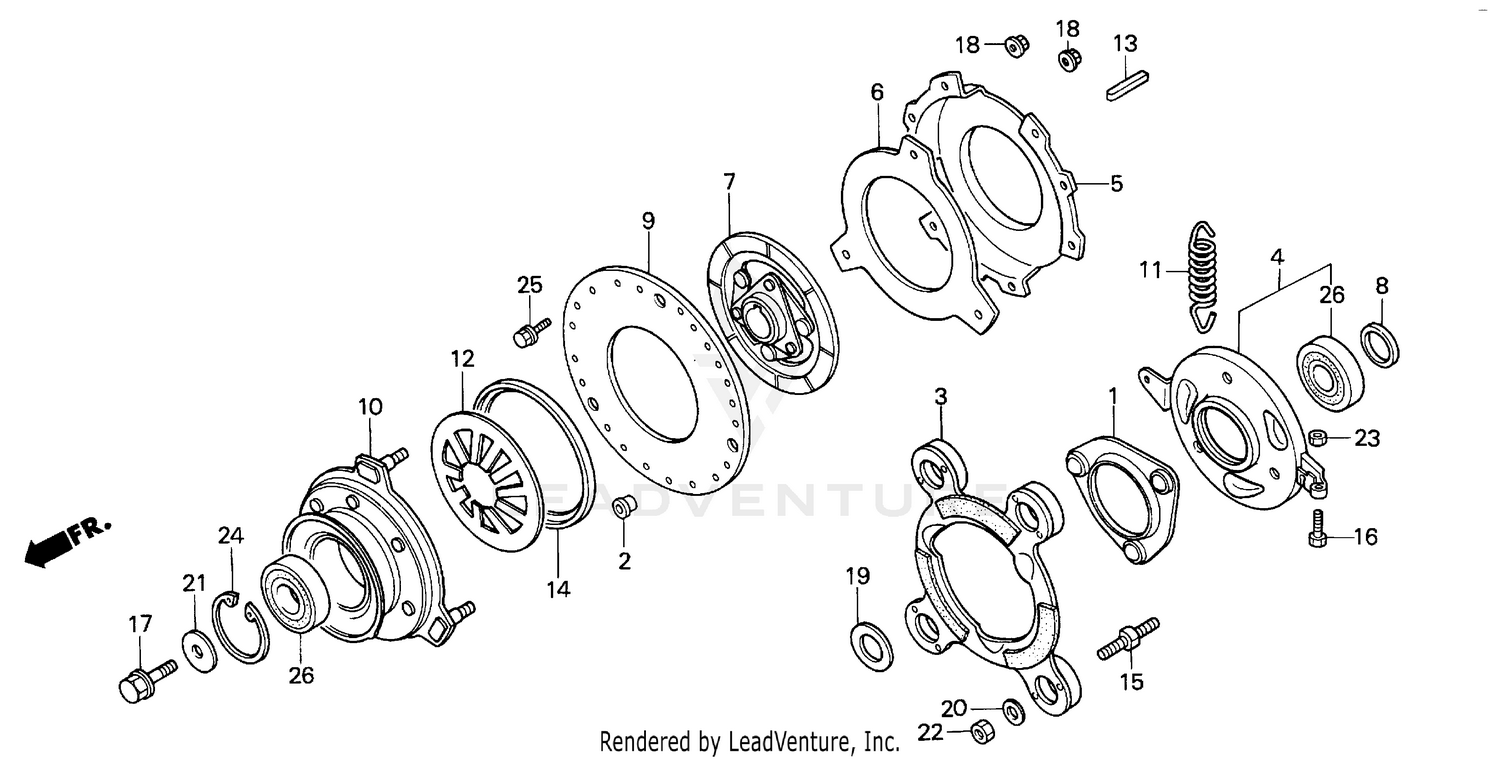 FRONT P.T.O. CLUTCH