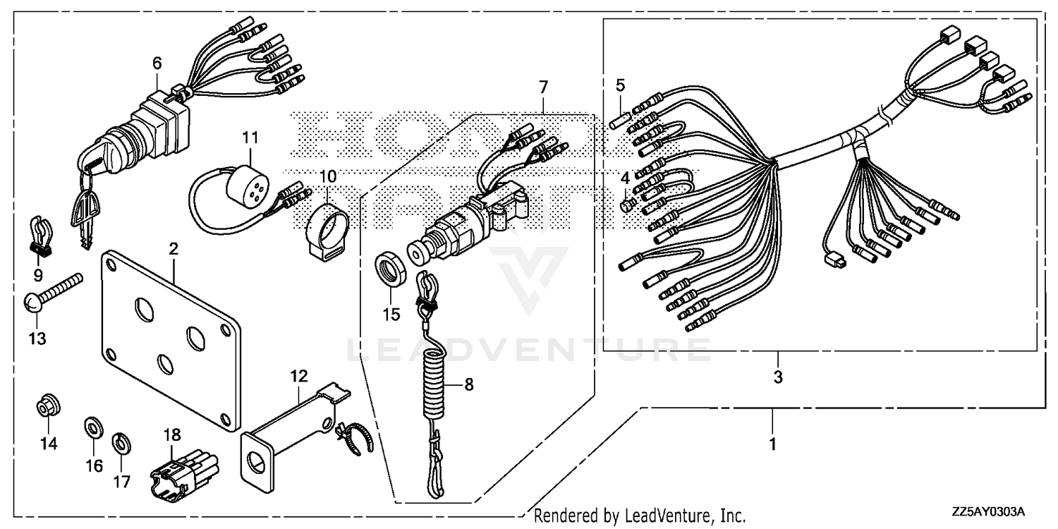 SWITCH PANEL KIT (4)