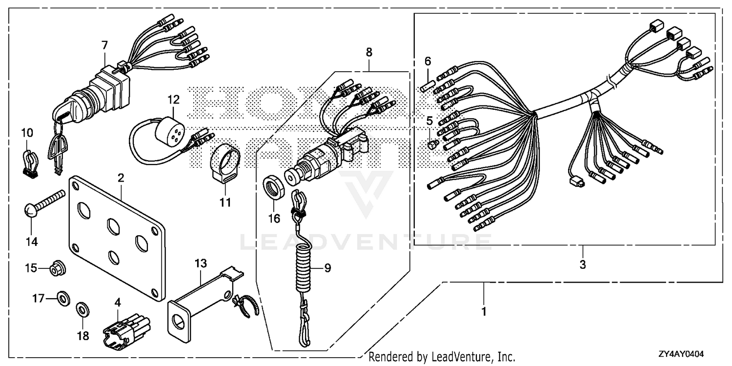 SWITCH PANEL KIT (5)