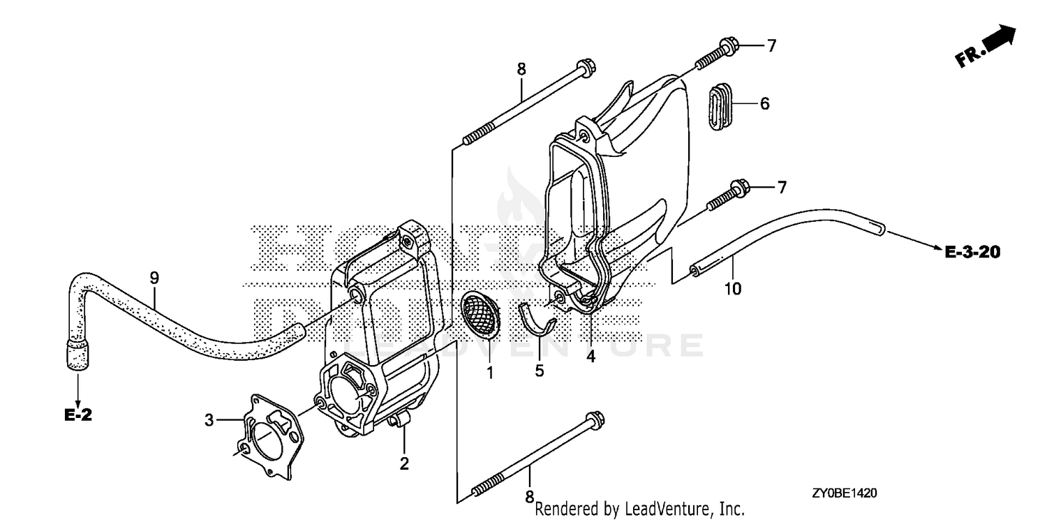 MUFFLER COVER