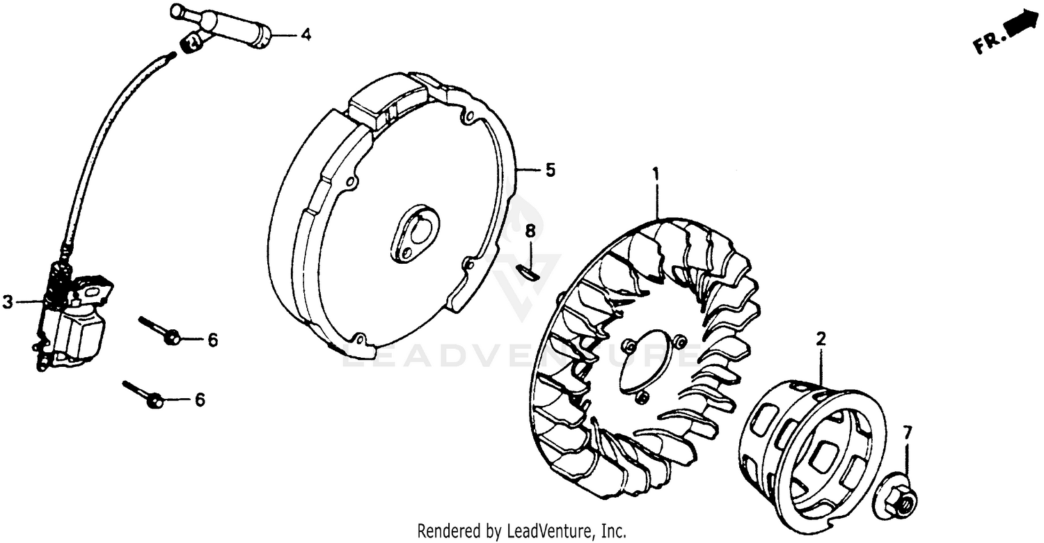 IGNITION COIL@FLYWHEEL