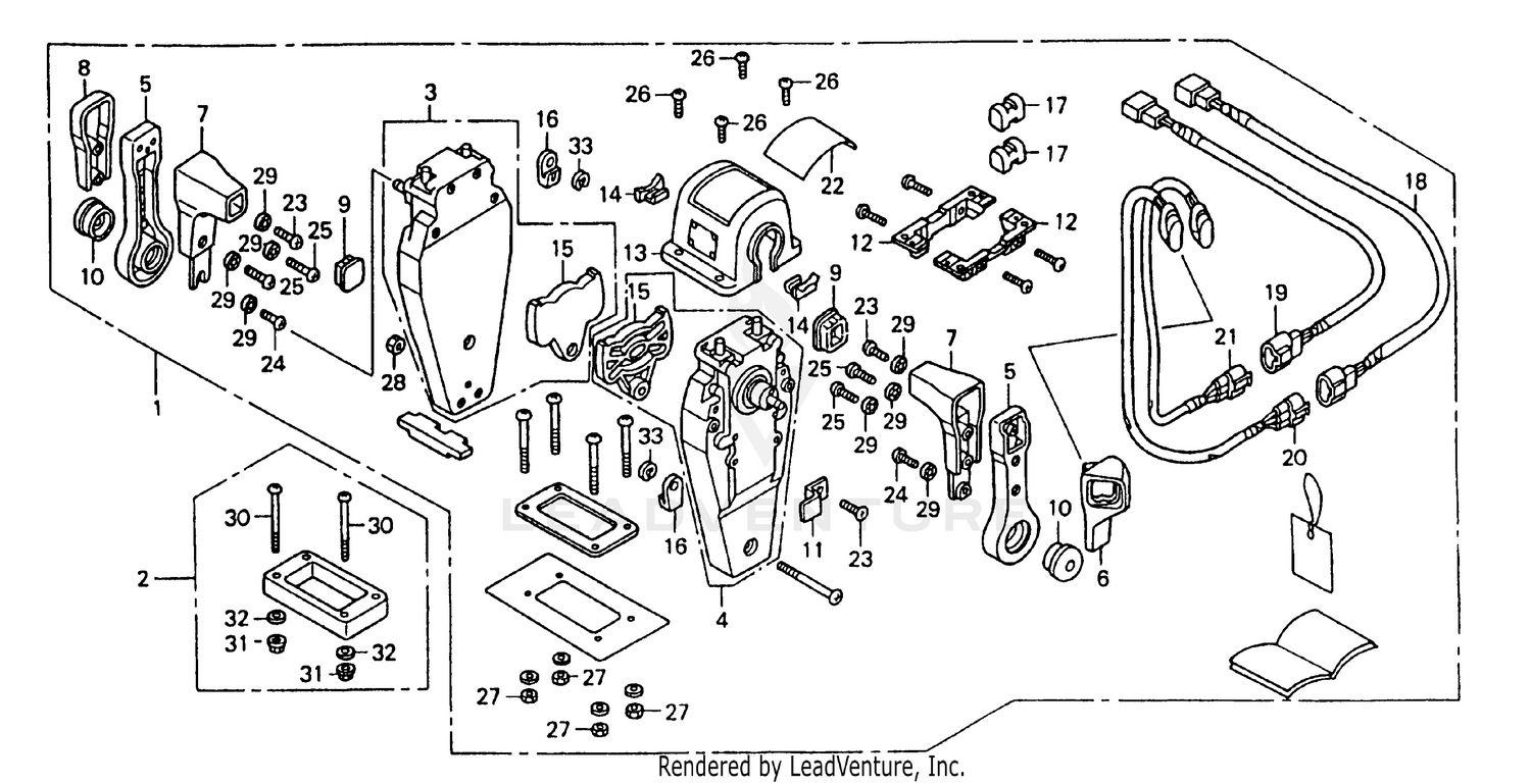 REMOTE CONTROL (TOP MOUNT DUAL TYPE) (L.)