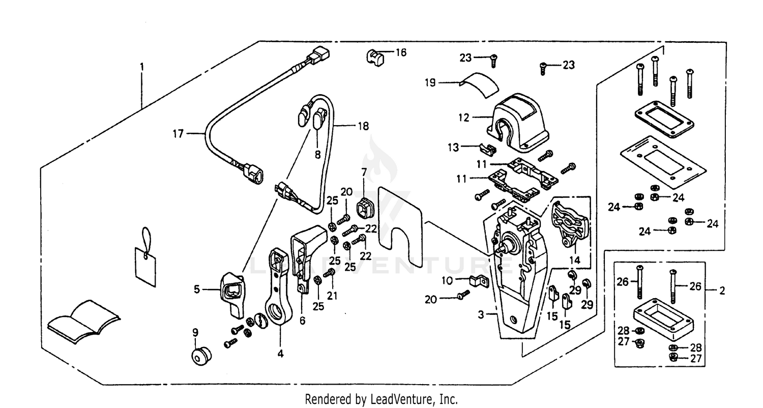 REMOTE CONTROL (TOP MOUNT SINGLE TYPE) (R.)