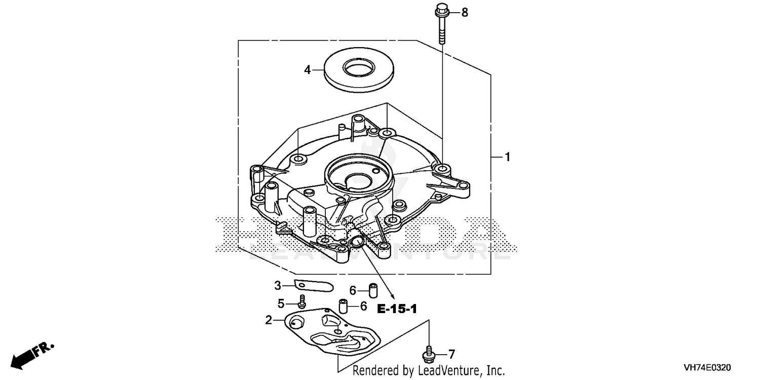 CRANKCASE COVER          (HRX217K6)