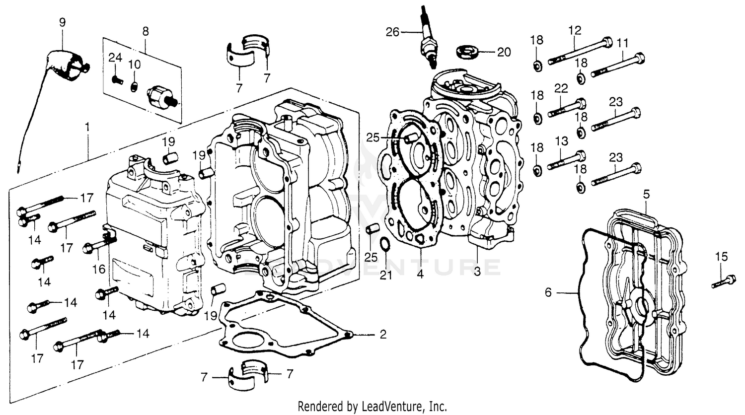 CYLINDER BARREL + CYLINDER HEAD
