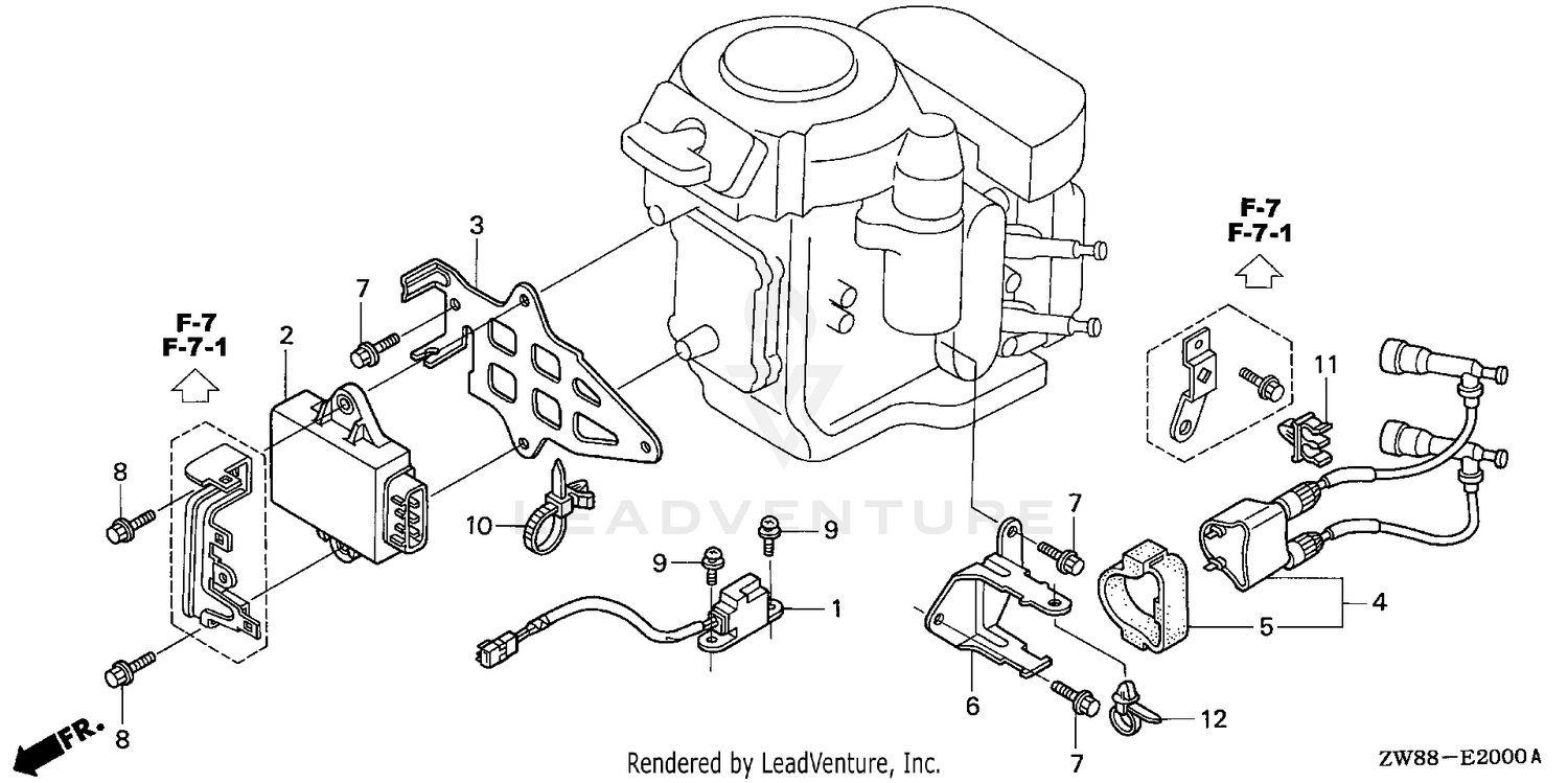 IGNITION COIL@C.D.I. UNIT