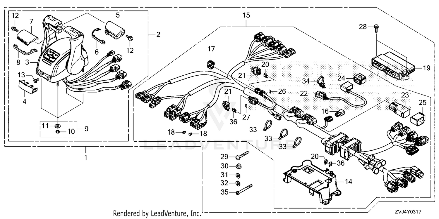 REMOTE CONTROL (TOP MOUNT DUAL TYPE) (MAIN)