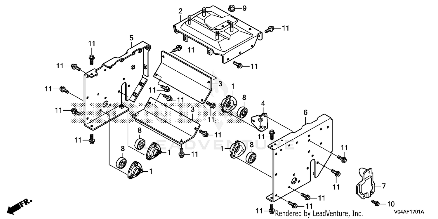 ENGINE BED (2)