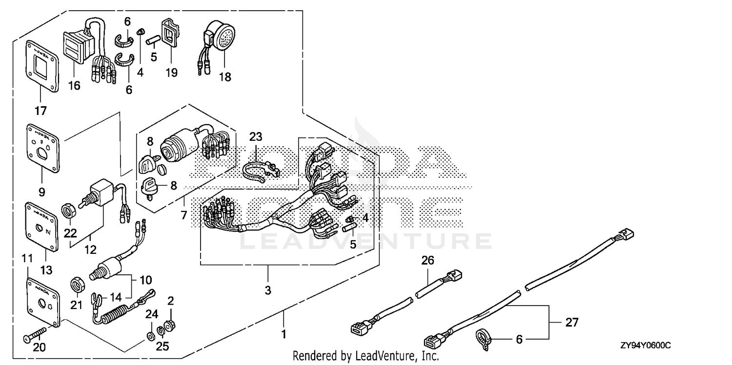 CONTROL PANEL KIT (2-LED)