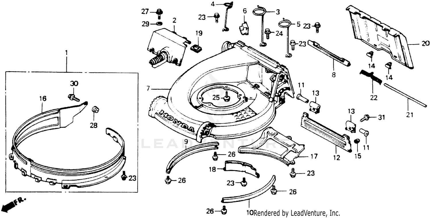 Honda hr214 online engine