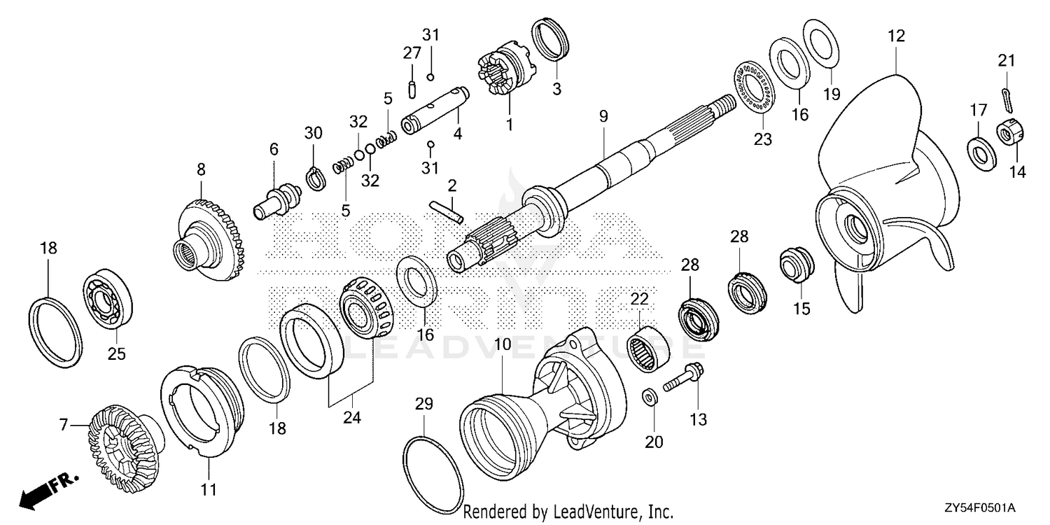 PROPELLER SHAFT@PROPELLER (XCA/XCC)