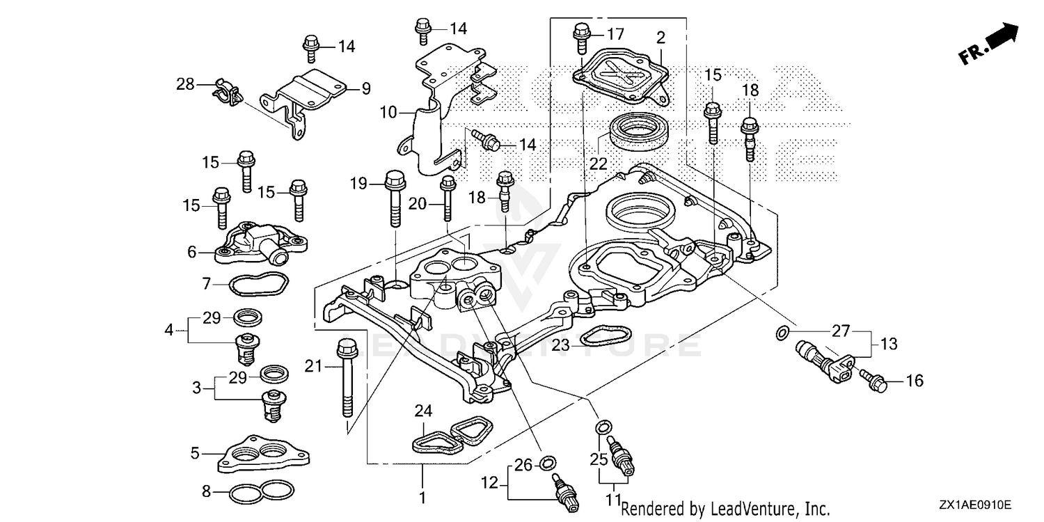 CHAIN CASE@THERMOSTAT
