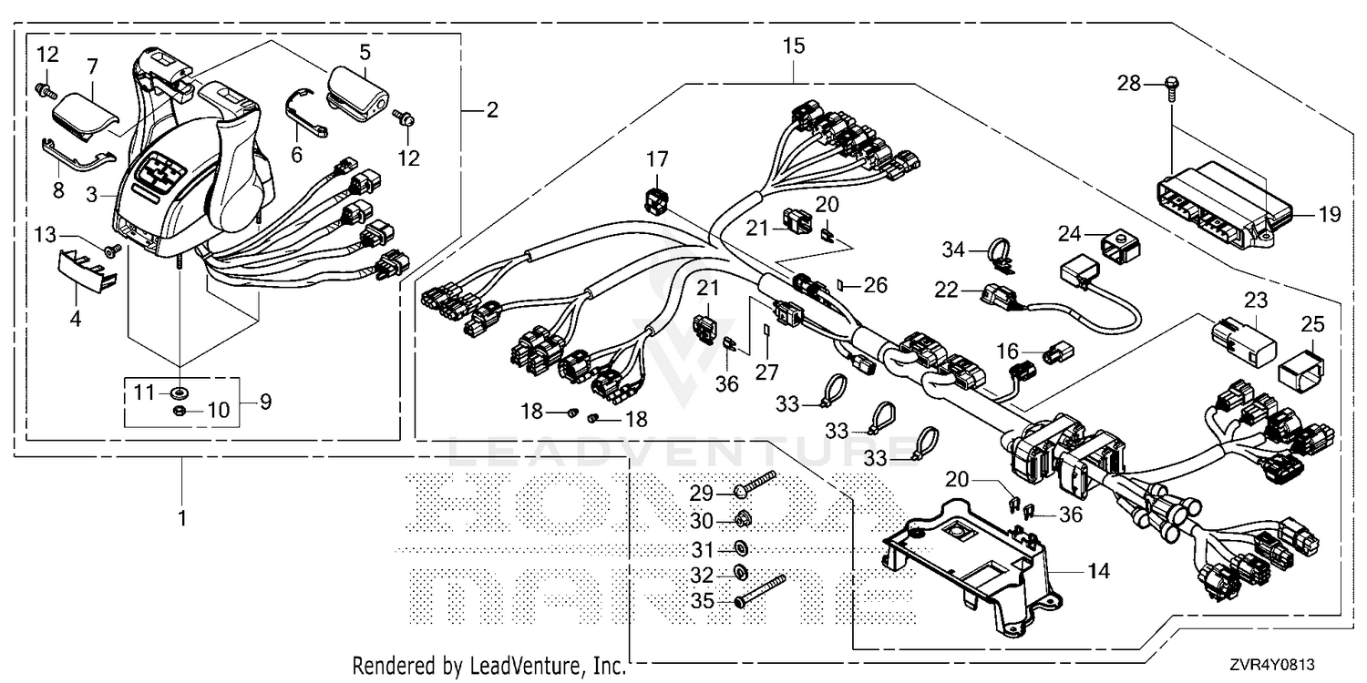 REMOTE CONTROL (TOP MOUNT DUAL TYPE) (MAIN)