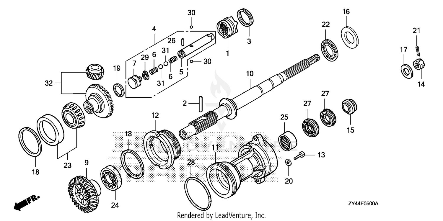 PROPELLER SHAFT          (LA/LC/XA/XC/XXA/XXC)