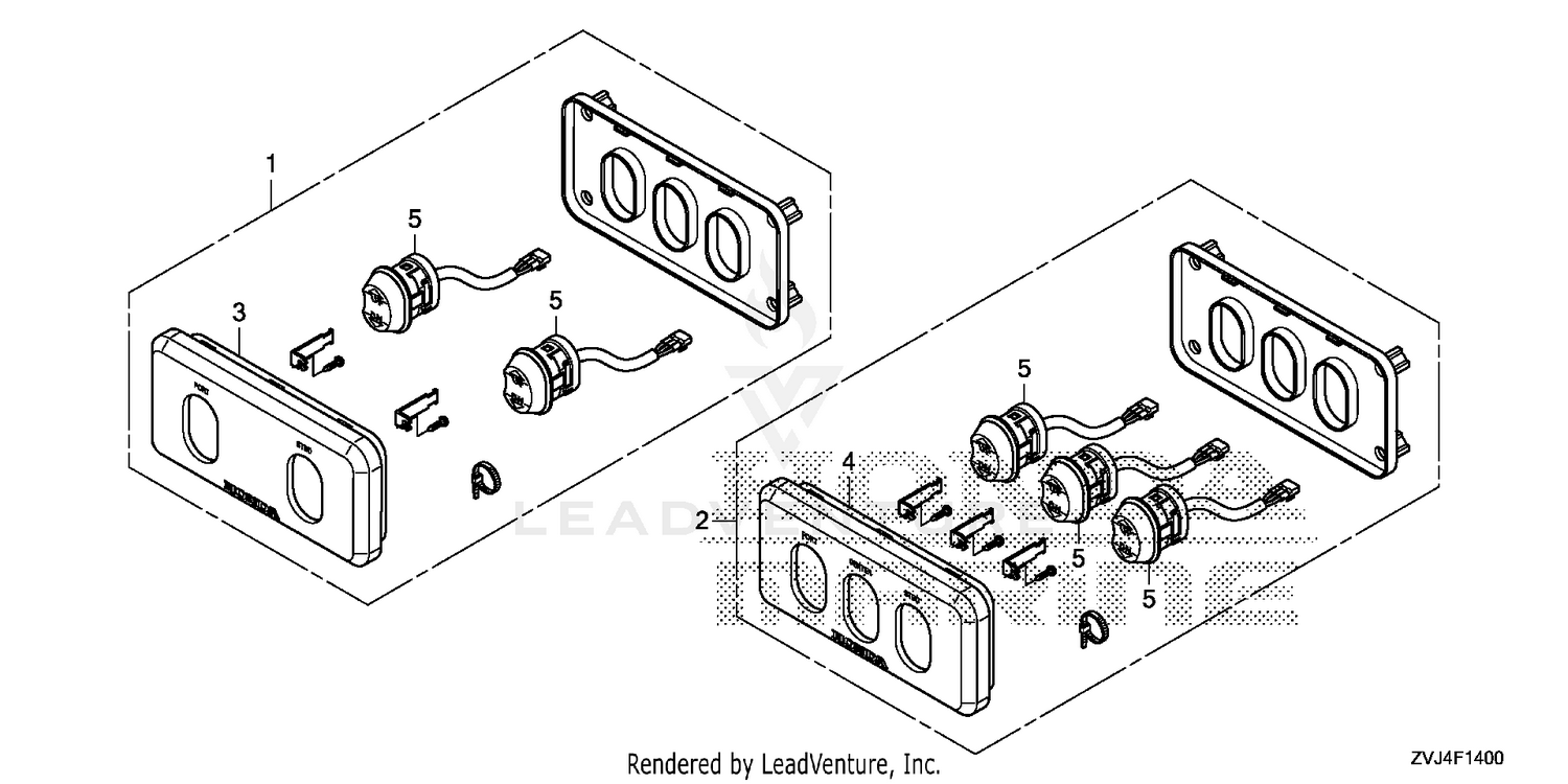 SWITCH PANEL (POWER TILT)