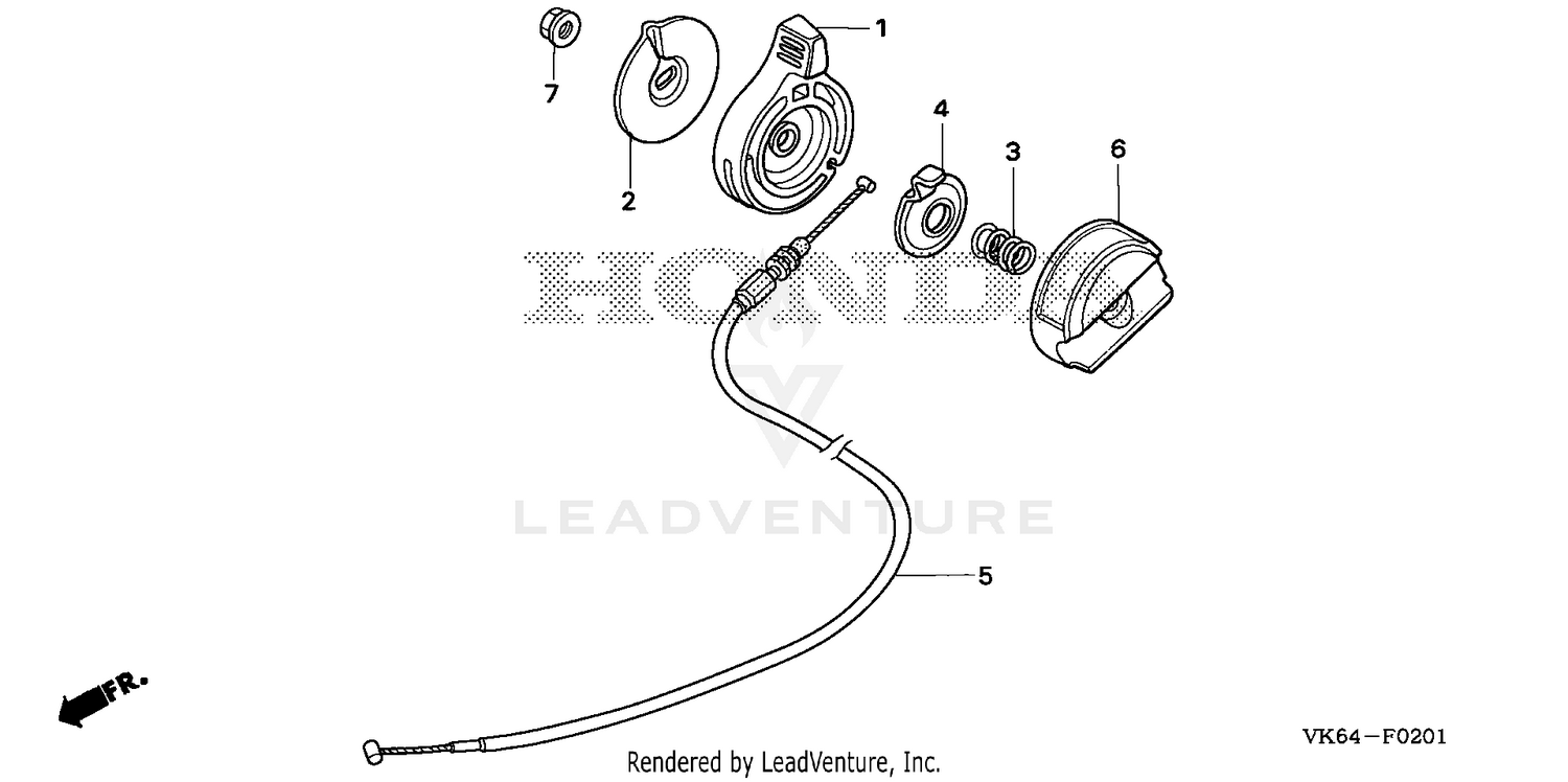 THROTTLE LEVER (PDA)