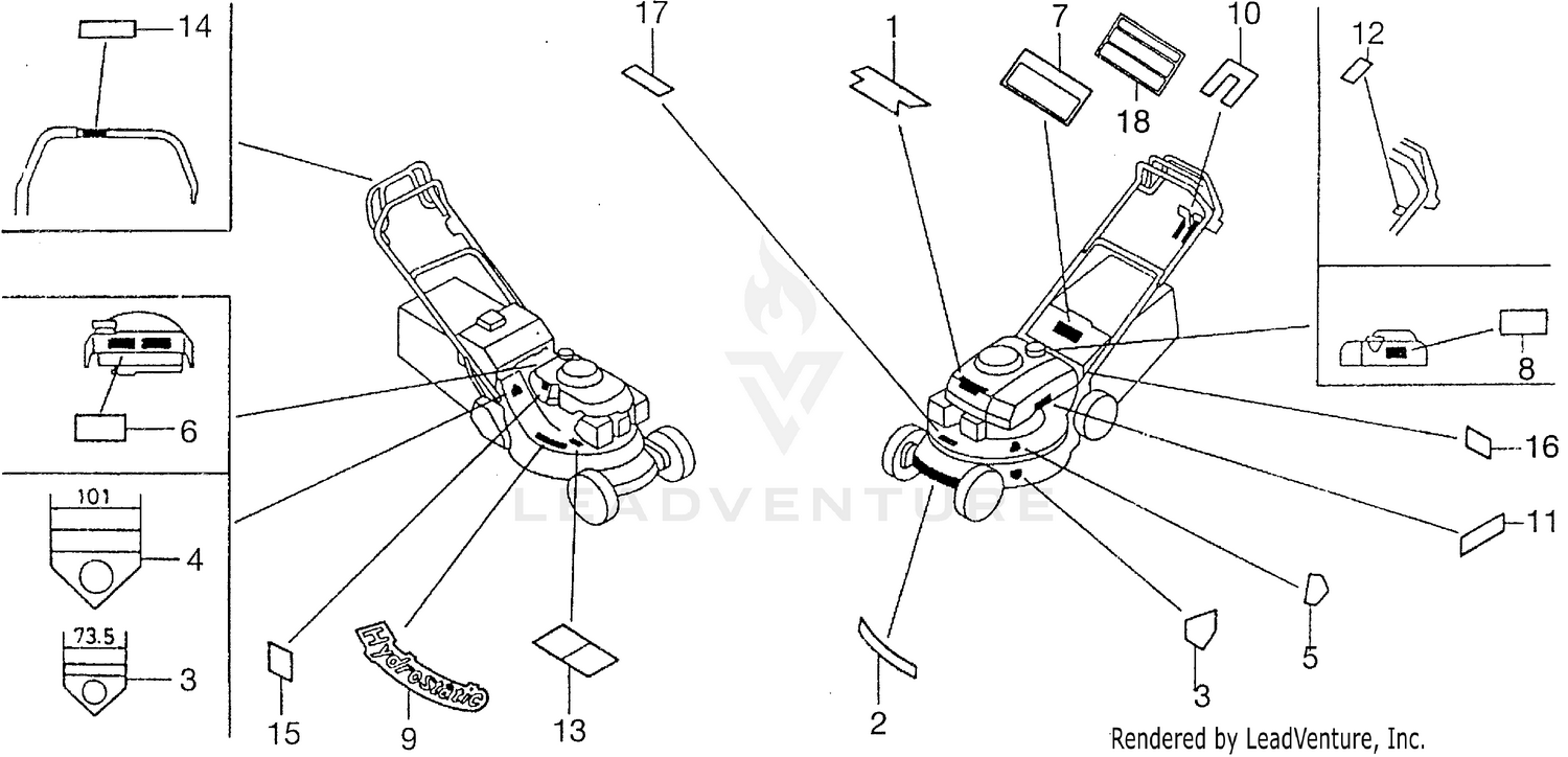 Hr215 honda mower online parts