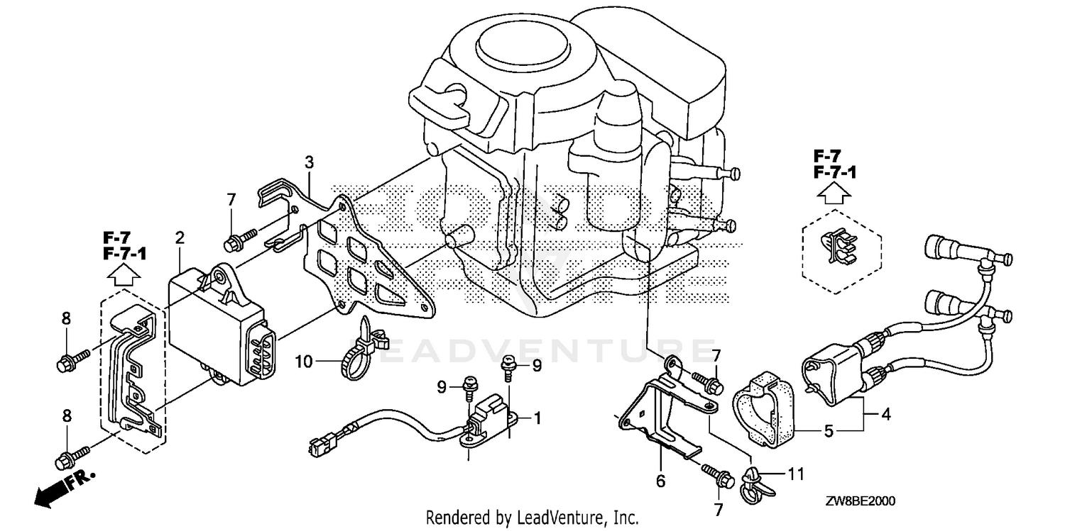 IGNITION COIL@C.D.I. UNIT