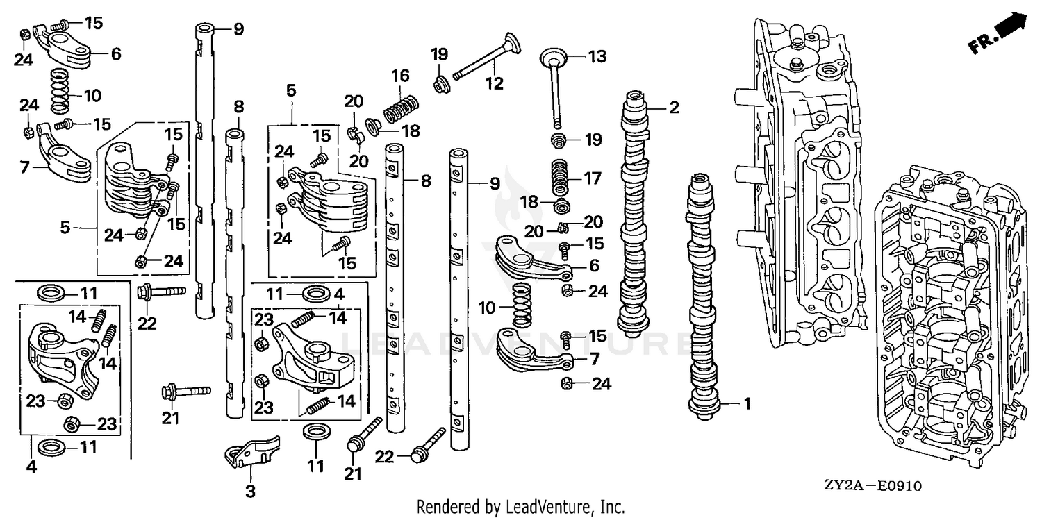CAMSHAFT@ROCKER ARM
