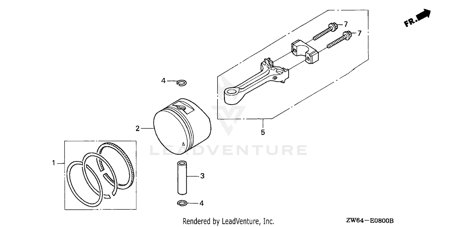 PISTON@CONNECTING ROD