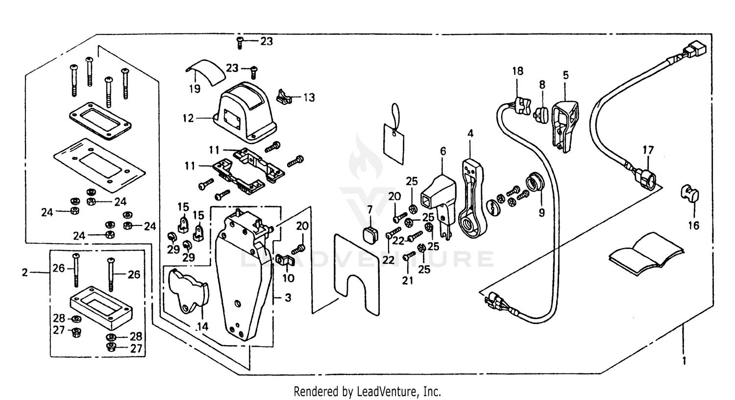 REMOTE CONTROL (TOP MOUNT SINGLE TYPE) (L.)
