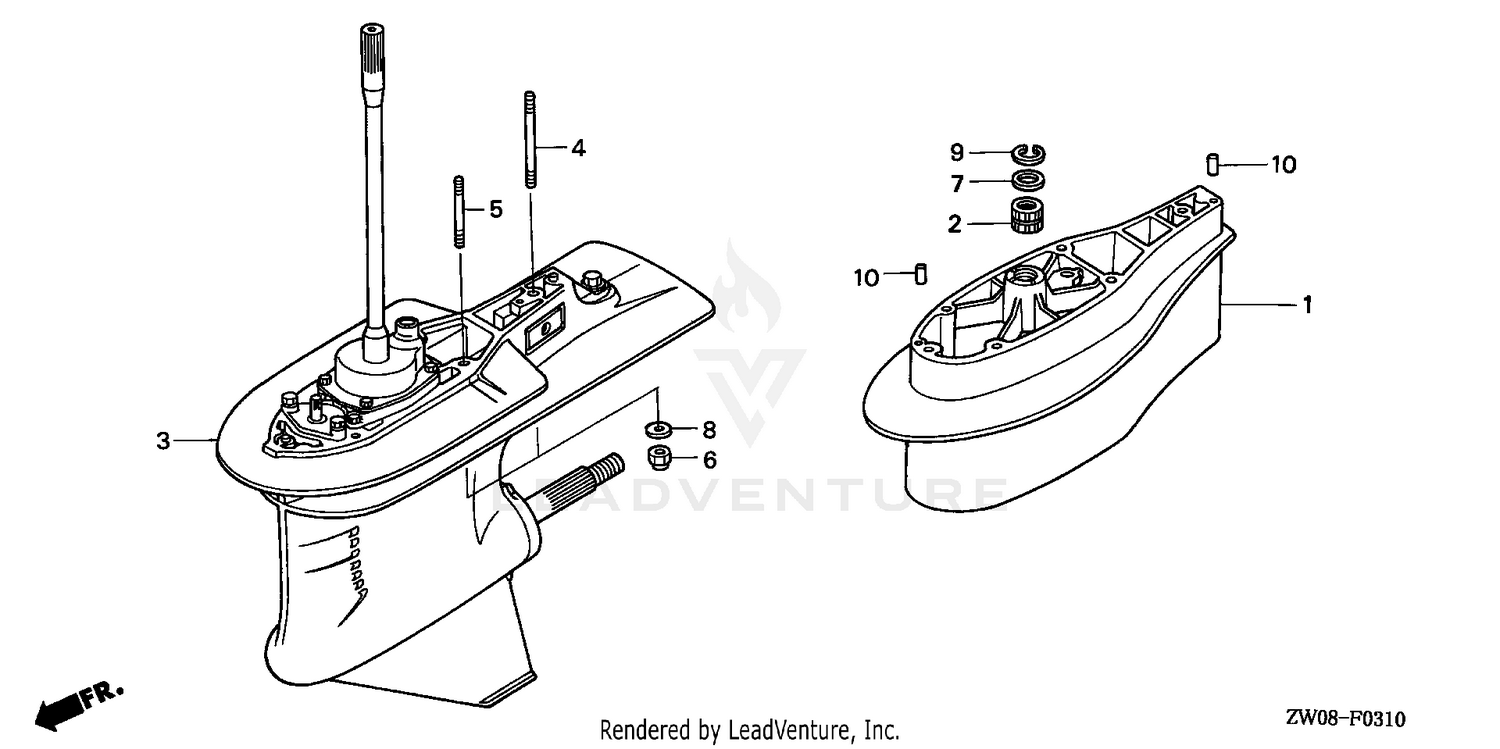 GEAR CASE ASSY.