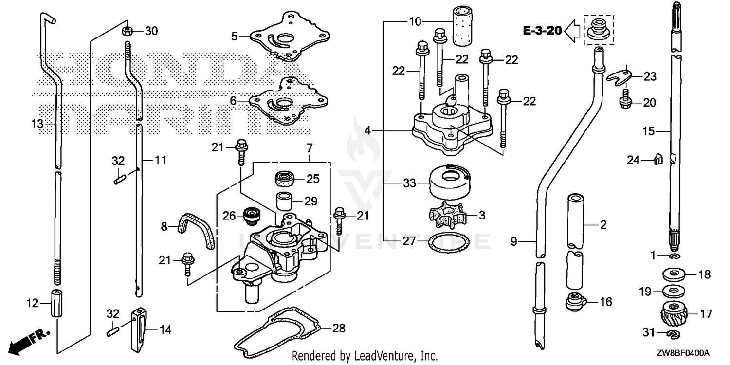 WATER PUMP@VERTICAL SHAFT (S,L)