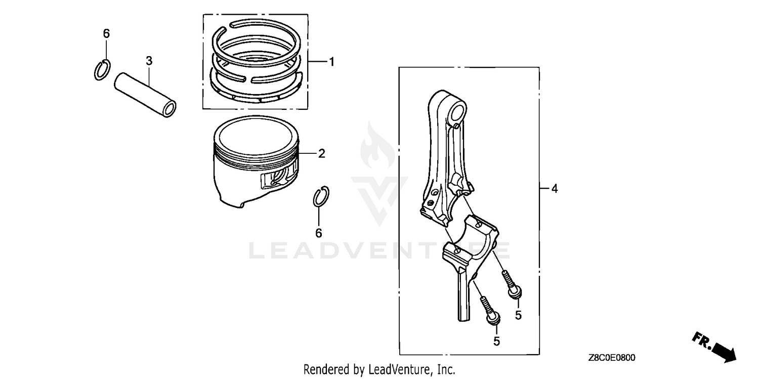PISTON@CONNECTING ROD