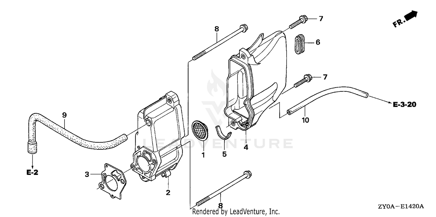 MUFFLER COVER