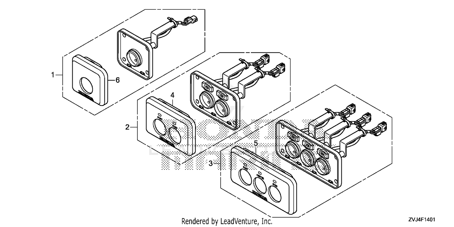 SWITCH PANEL (START STOP)
