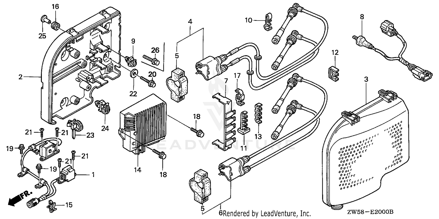 IGNITION COIL@C.D.I. UNIT