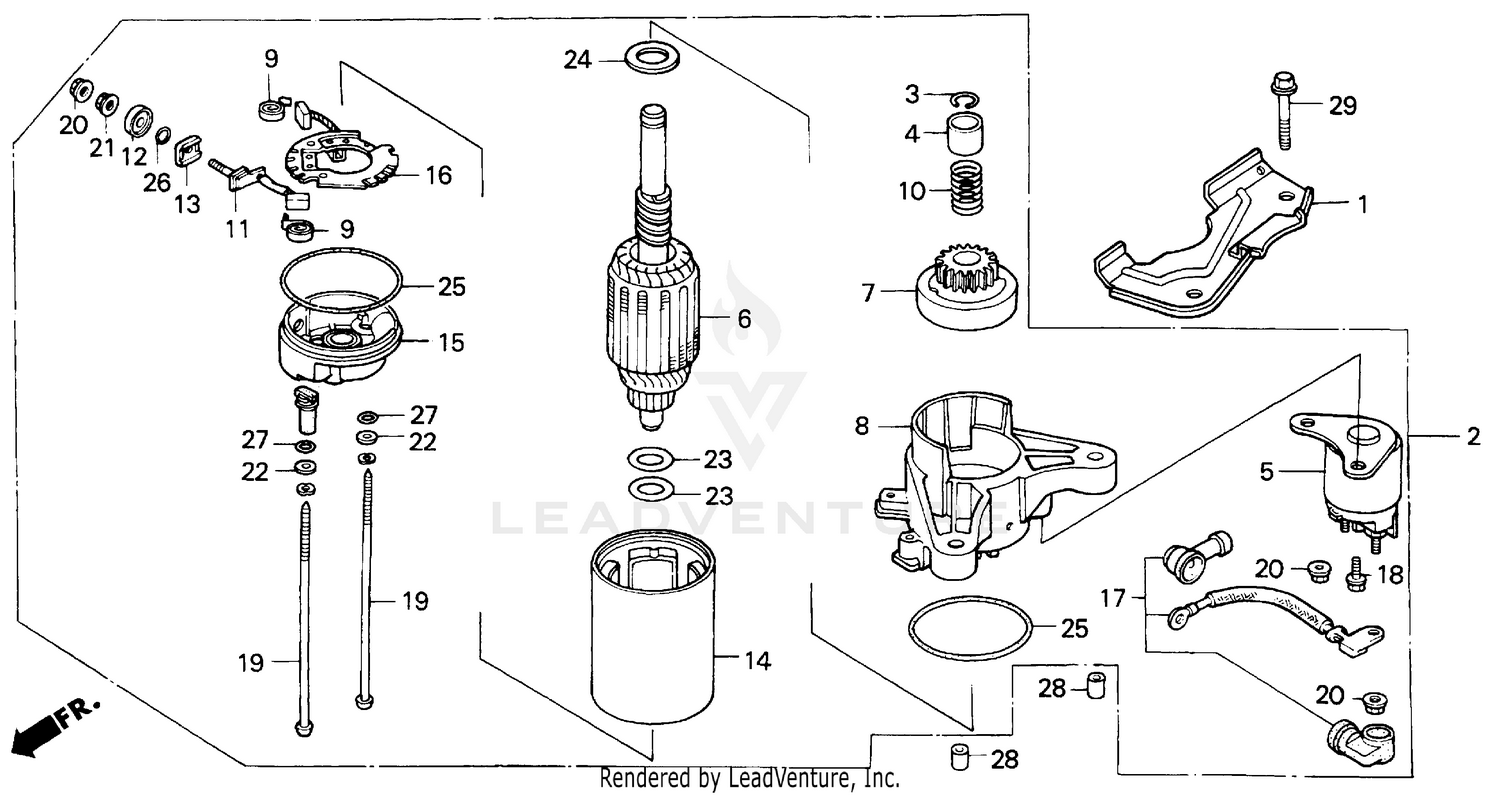 STARTER MOTOR (H4013)
