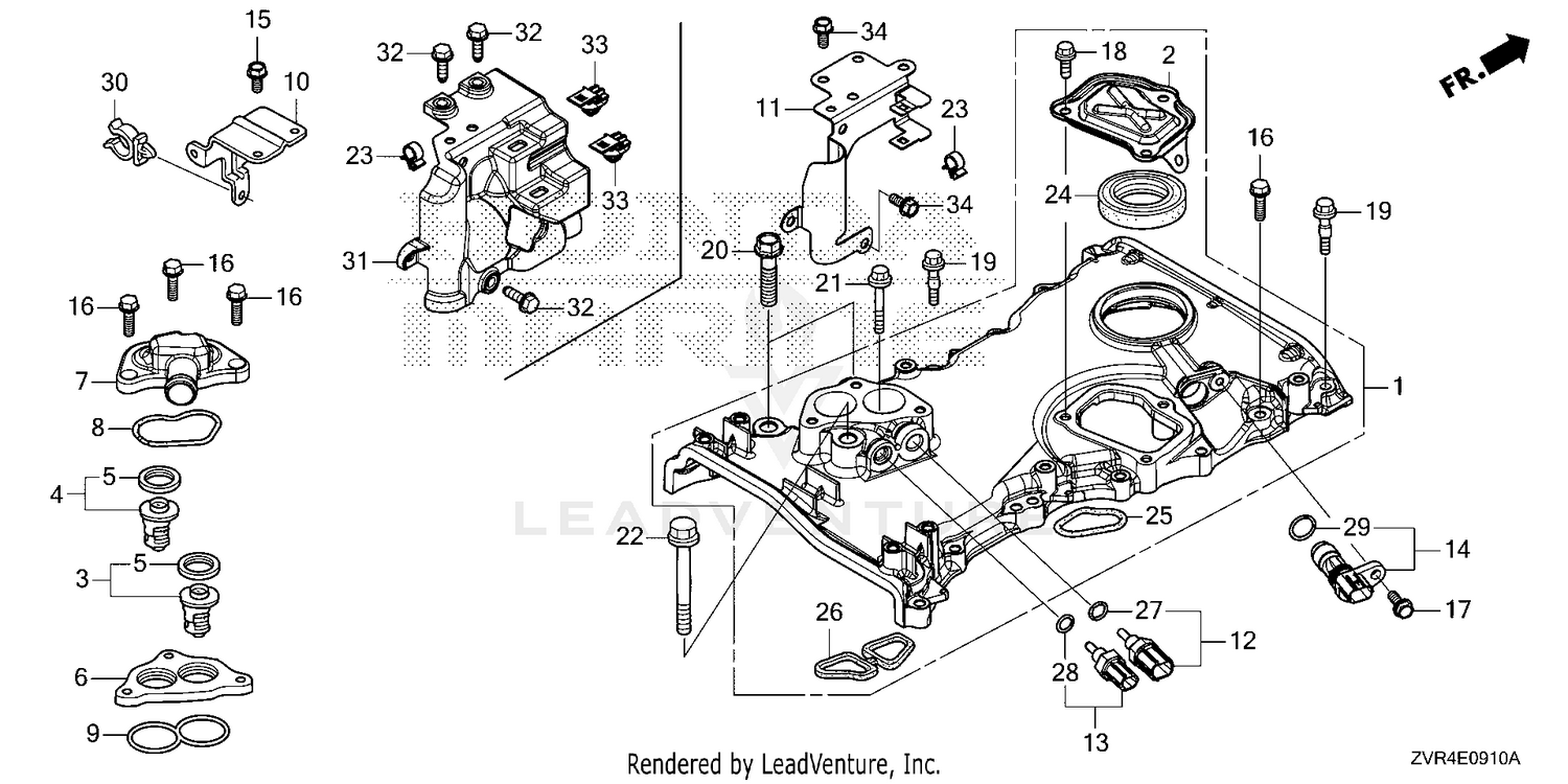 CHAIN CASE@THERMOSTAT