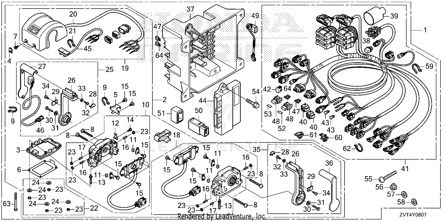 REMOTE CONTROL (TOP MOUNT DUAL TYPE) (MAIN) (DBW)