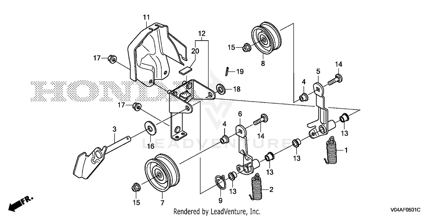TENSIONER ARM (2)