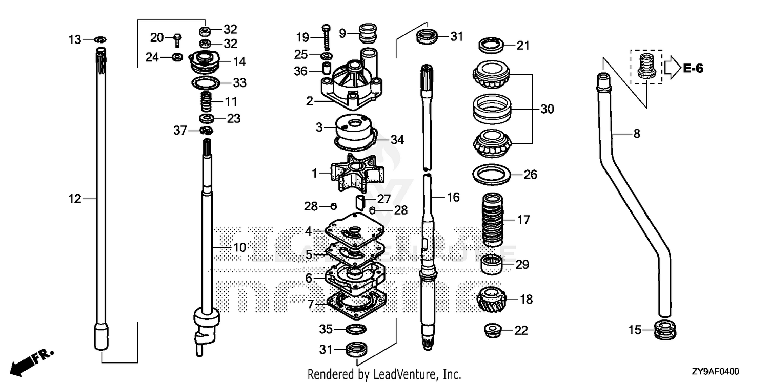 WATER PUMP@VERTICAL SHAFT