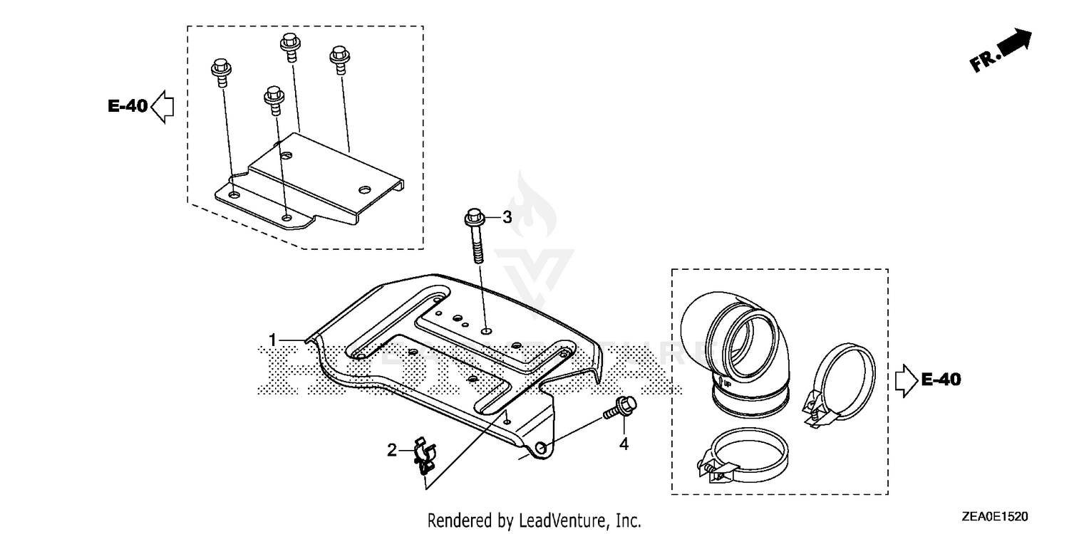 AIR CLEANER STAY